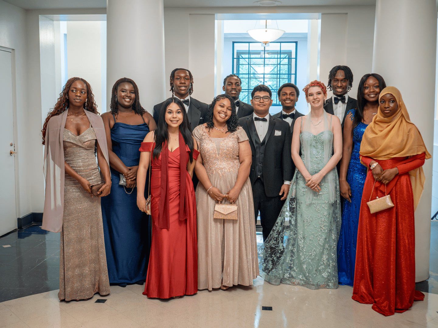 2024 explorers teens newark museum of art group photo