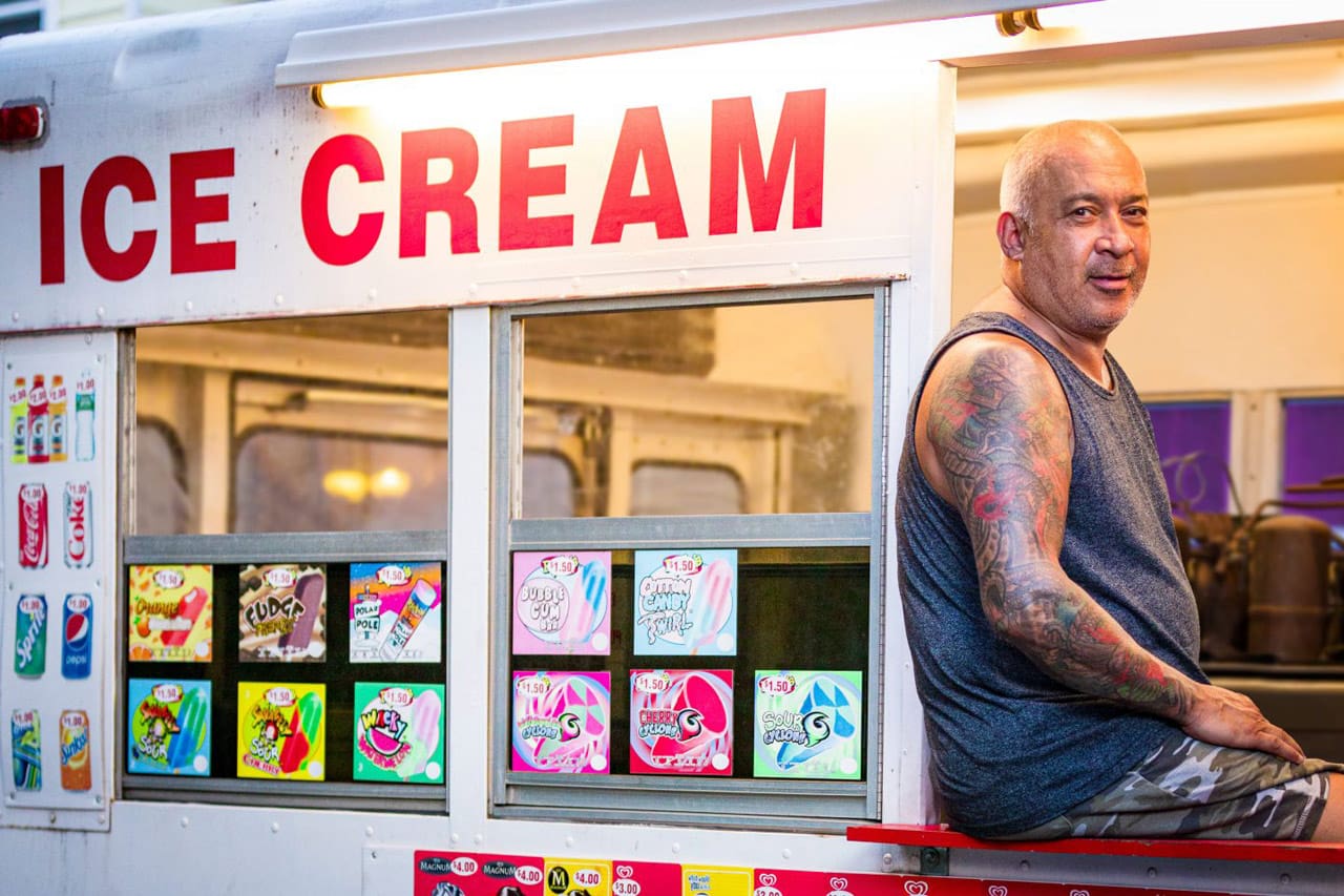 Ice Cream Man Unititled, 2021, digital photograph, courtesy of the artist, copyright Alessandro “Fresco” Cerdas.