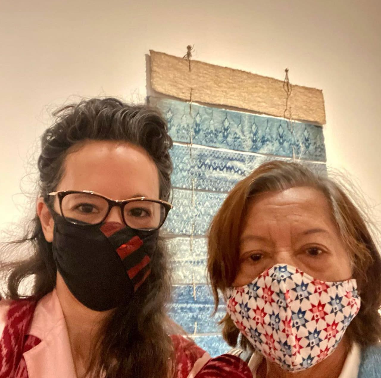 masked visitors at 2021 New Jersey Arts Annual: ReVision and Respond