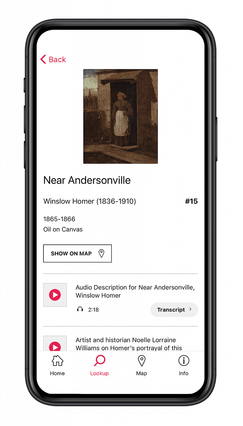 Winslow Home Near Andersonville mobile phone view Newark Museum of Art