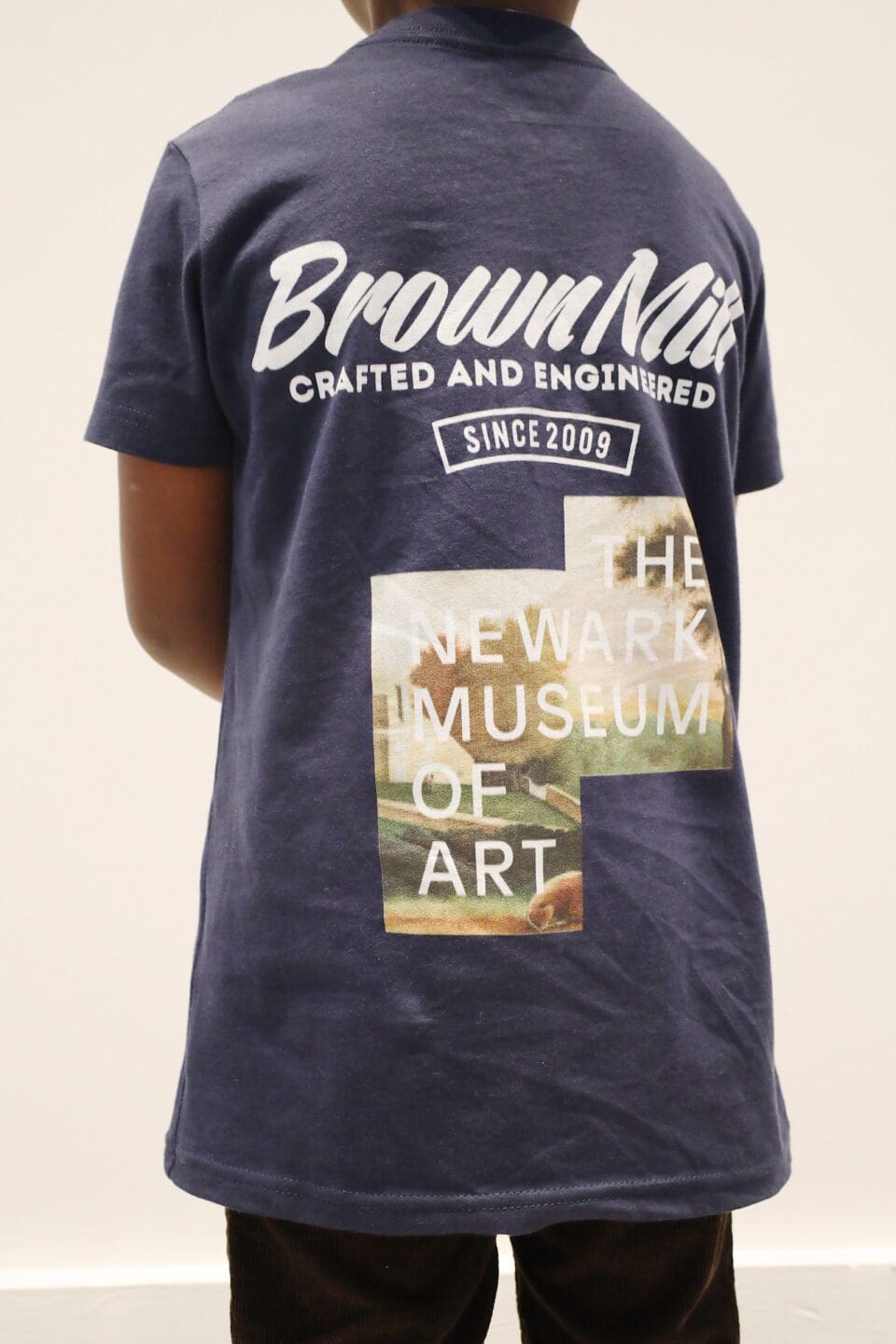 BrownMill NMOA Newark Museum of Art back of t-shirt