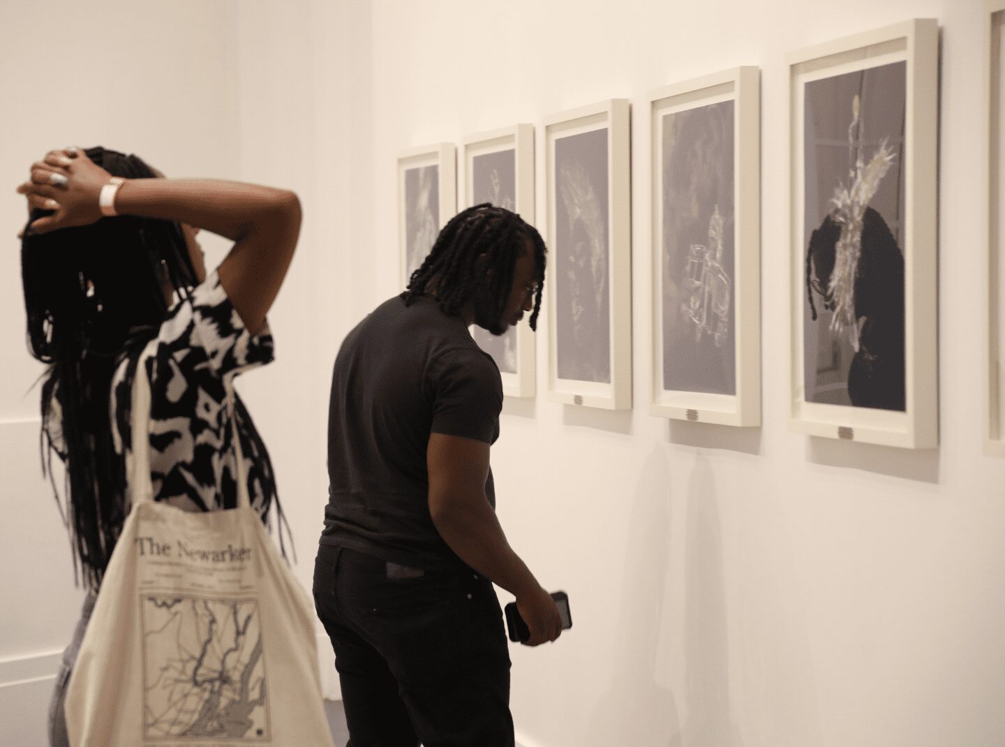 Photo by Mouna Moussa visitors newark museum of art