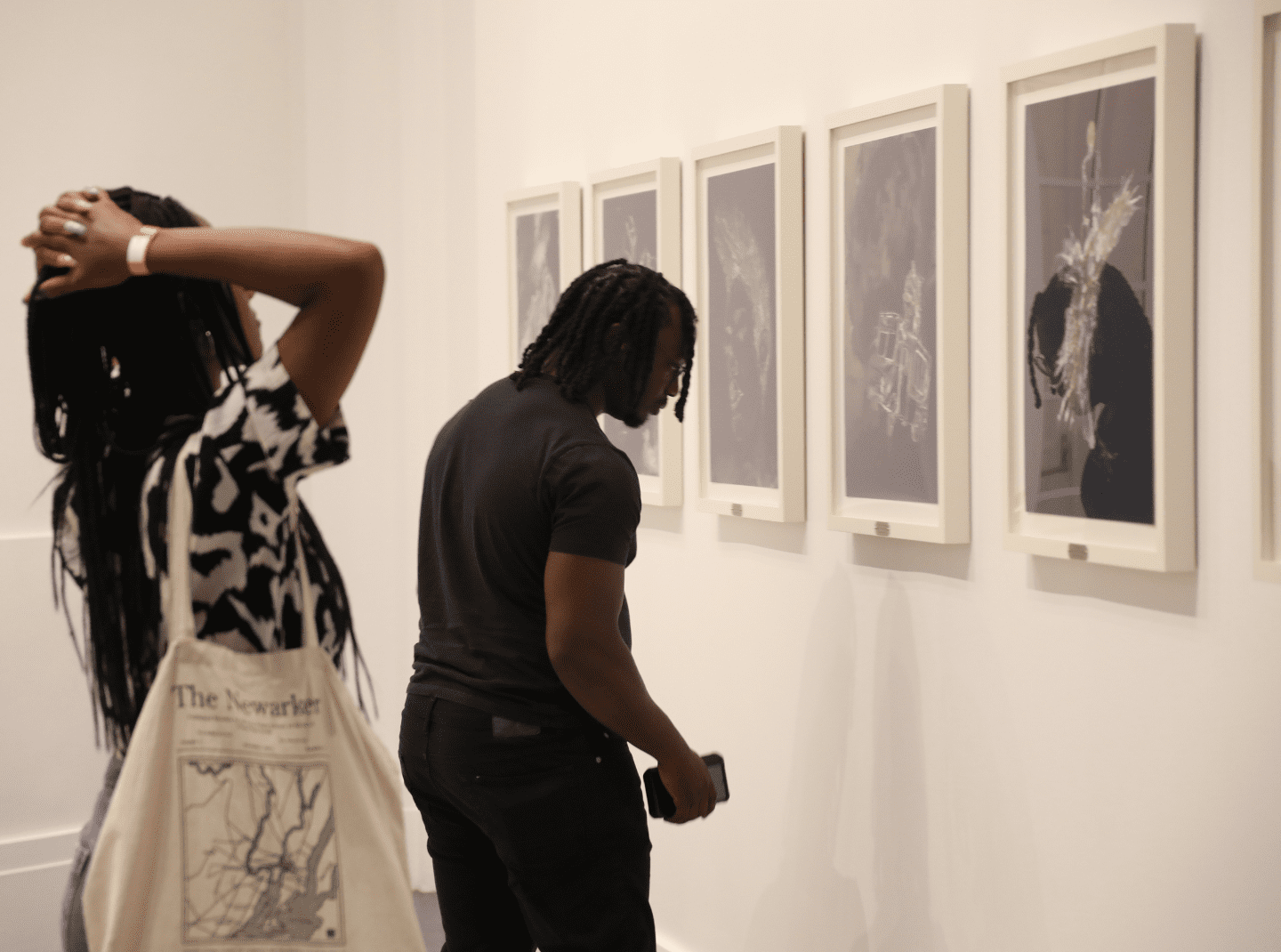 Photo by Mouna Moussa visitors newark museum of art