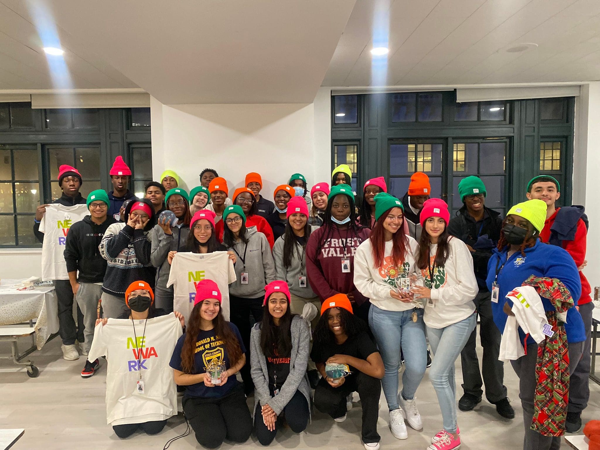 newark museum of art teen night group photo