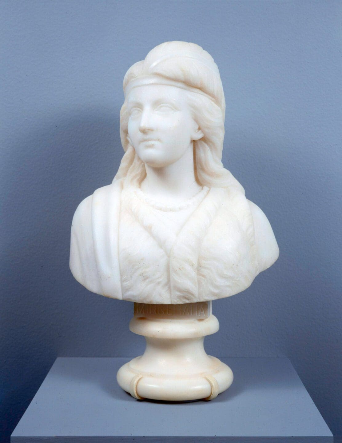 Edmonia Lewis, Minnehaha, 1868. Marble, 12 x 7 3/4 x 5 in. (30.5 x 19.7 x 12.7 cm)Purchase 2000 Endowment Fund 2000.69.2