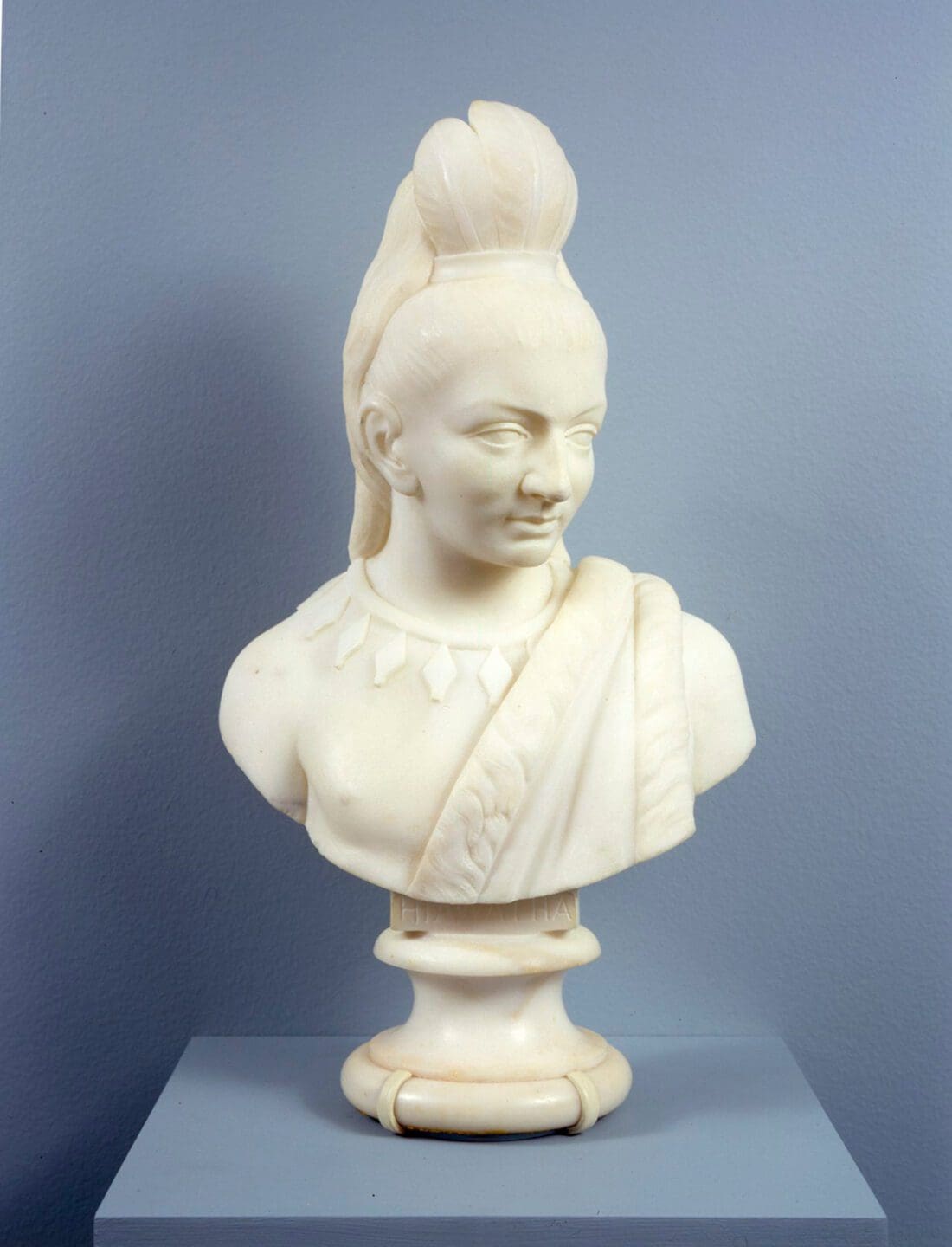 Edmonia Lewis, Hiawatha, 1868. Marble, 14 x 7 3/4 x 4 3/4 in. (35.6 x 19.7 x 12.1 cm) Purchase 2000 Endowment Fund 2000.69.1