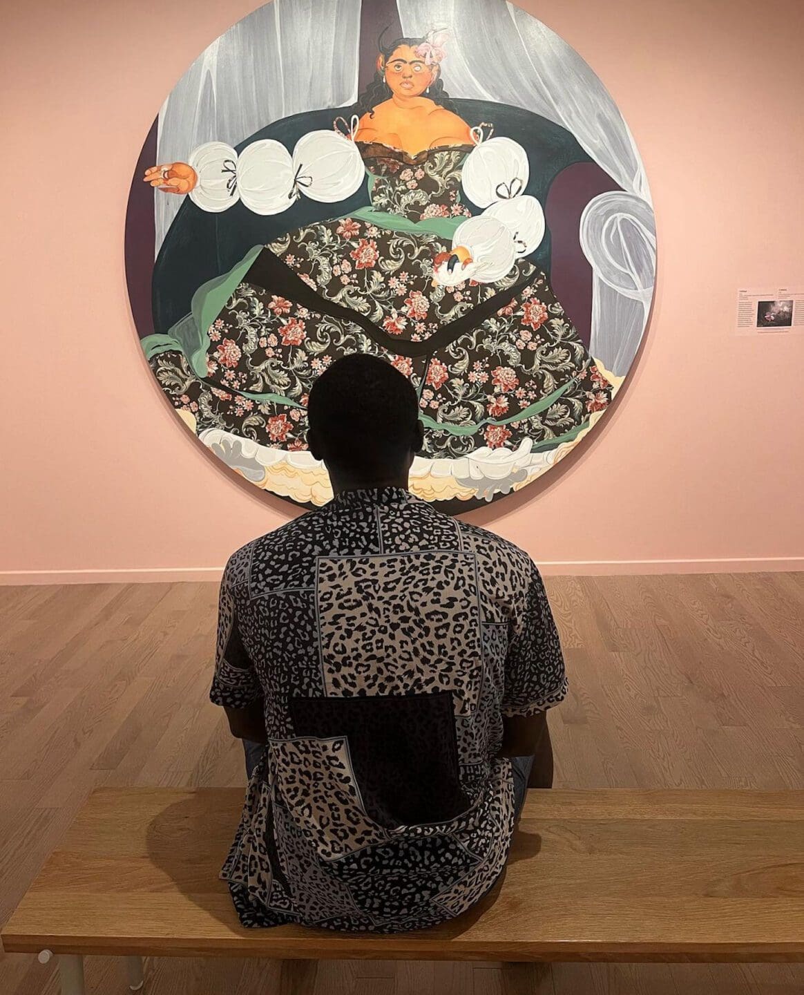 visitor Cattleya exhibit Newark Museum of Art