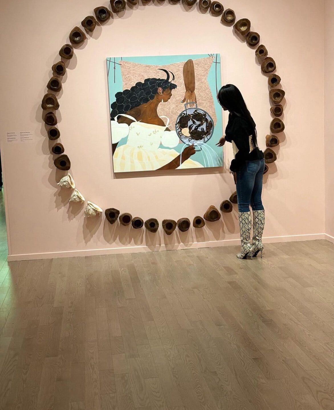 visitor Cattleya exhibit Newark Museum of Art