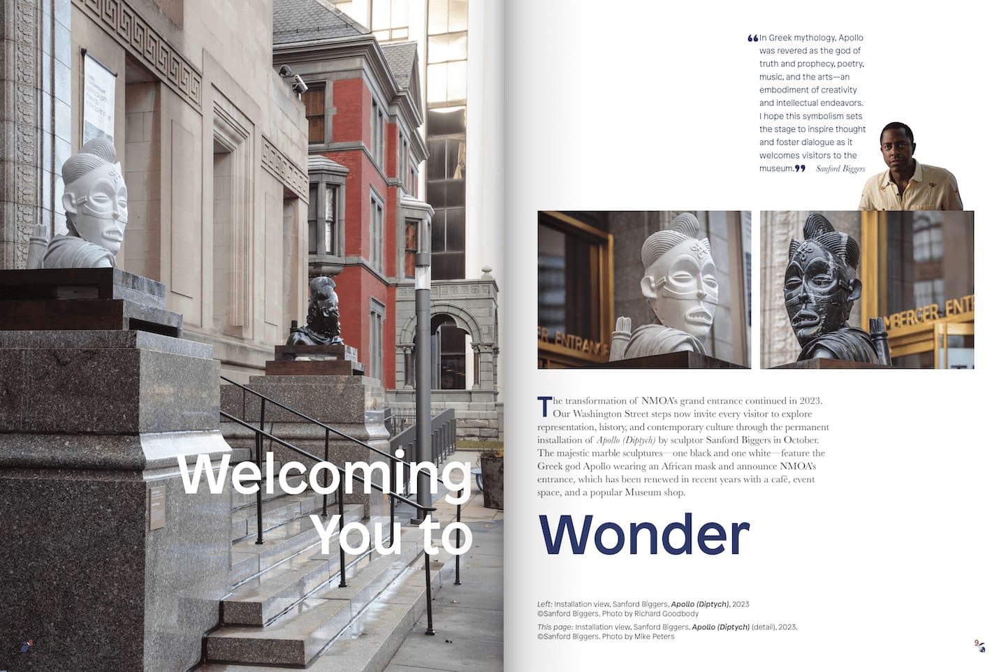 2023 Impact Report inside newark museum of art