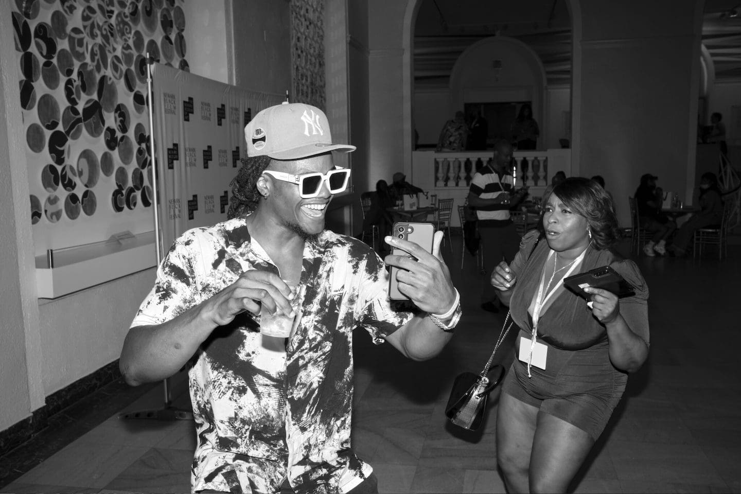 attendees newark black film festival event newark museum of art