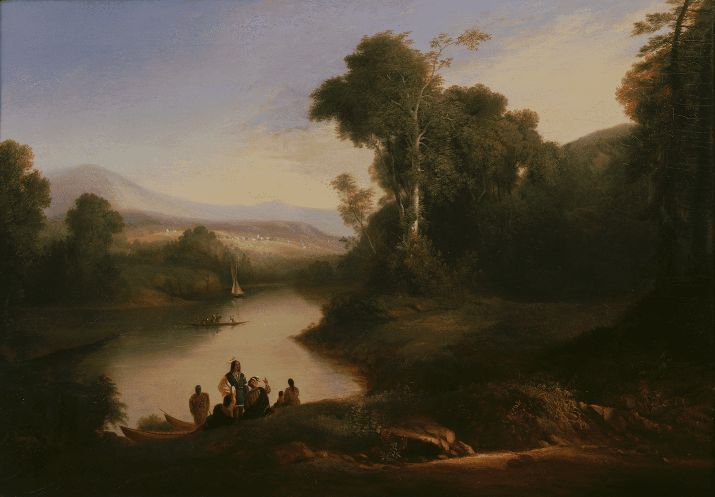 Painting Alvan T. Fisher, Near Camden, Maine, ca. 1847. Oil on canvas Newark Museum of Art