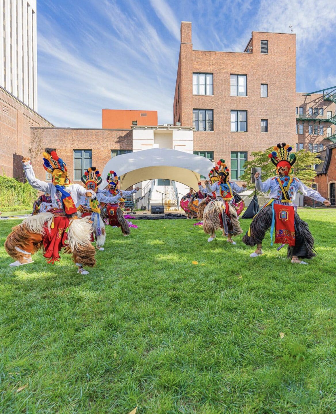 Community Day Fiesta Latina Garden at Newark Museum of Art